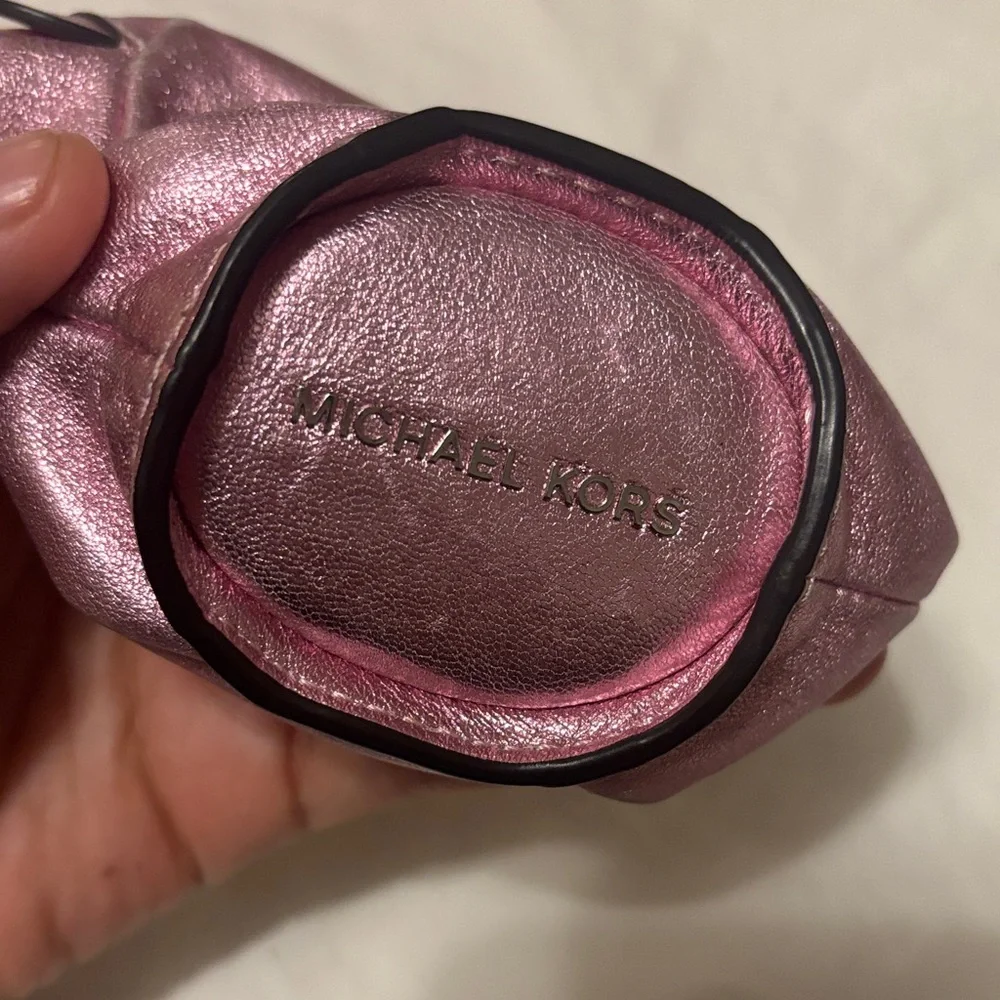 Michael Kors pink Pig Keychain Coin Purse - Women's Bag Accessory